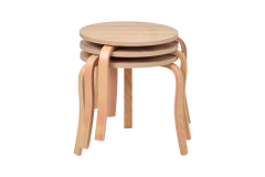 Vilinze Eva 3'lü Yuvarlak Zigon Sehpa