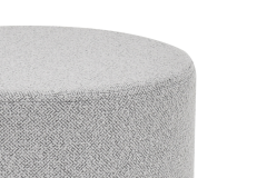 Çok Amaçlı Gold Metal Ayak C Sehpa Puf Seti Kestane - Teddy Açık Gri