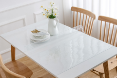 Şeffaf Pvc 1.2 Mm Temizlenebilir Kalın Koruyucu Masa Örtüsü 60*90 cm