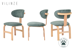 Vilinze Sofya Ahşap Sandalye Yeşil