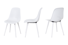 Vilinze Tilia Plastik Bahçe Balkon Bistro Seti Katlanır Masa 60*60 cm Beyaz