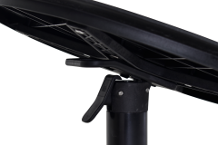 Vilinze Tilia Plastik Bahçe Balkon Bistro Seti Katlanır Masa 60*60 cm Gri/Siyah