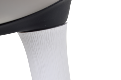 Vilinze Tilia Plastik Bahçe Balkon Bistro Seti Katlanır Masa 60*60 cm Gri/Beyaz