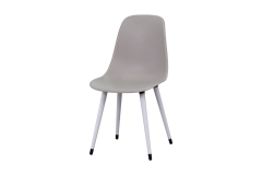 Vilinze Eames Ahşap Ayak Plastik Gri Sandalye