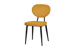 Vilinze Deniz Metal Siyah Ayak Sigma Sandalye