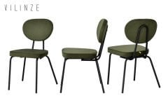 Vilinze Damla Sevilla Metal Sandalye