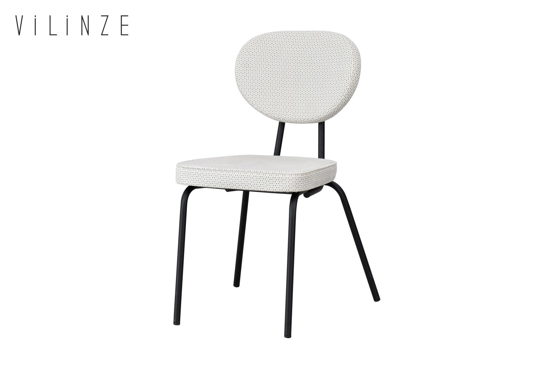 Vilinze Damla Sevilla Metal Sandalye Siyah - Beyaz