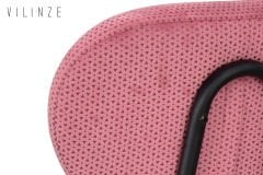 Vilinze Damla Sevilla Metal Sandalye Siyah - Pembe